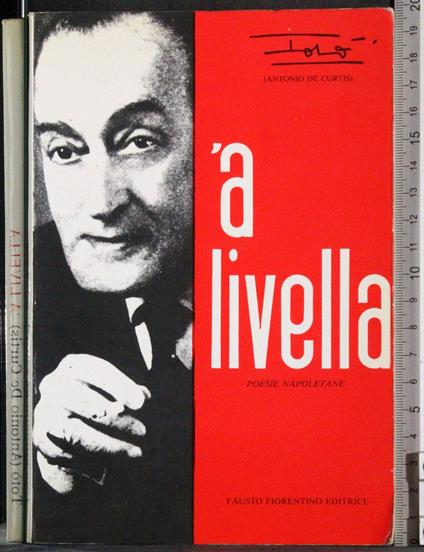 A livella - Antonio De Curtis - copertina