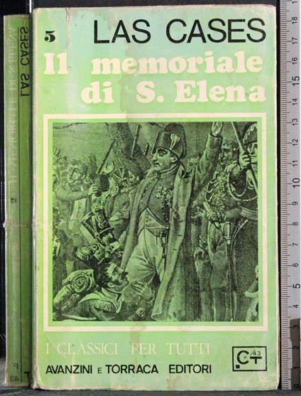 Il memoriale di S Elena. Vol 5 - Emmanuel de Las Cases - copertina