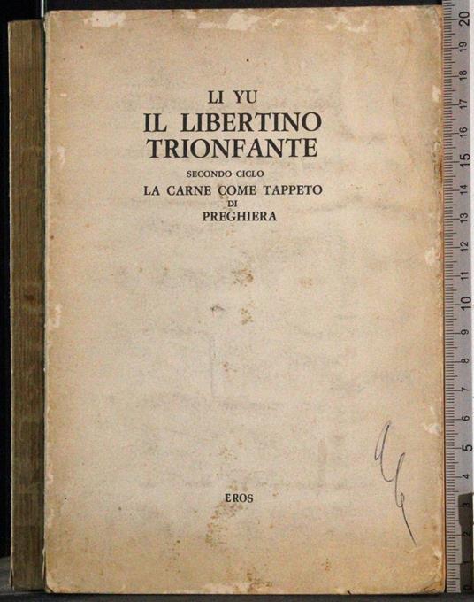 Il libertino trionfante. Secondo ciclo - Li Yu - copertina