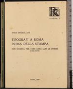 Tipografi a Roma prima della stampa