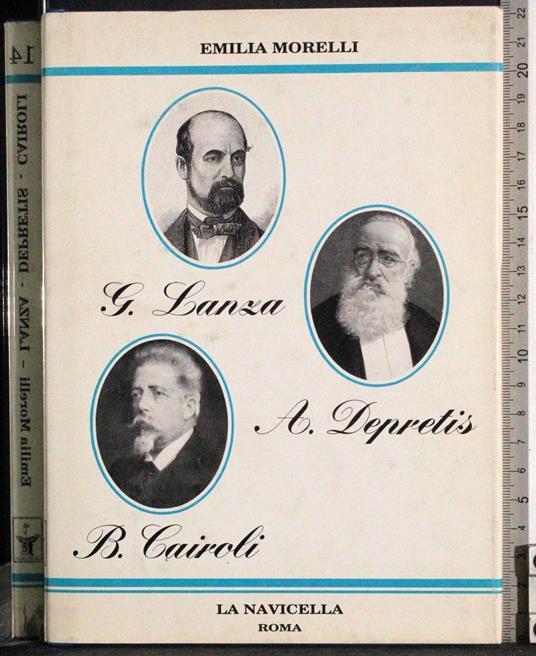 G Lanza. A De Pretis. B Cairoli - Emilia Morelli - copertina