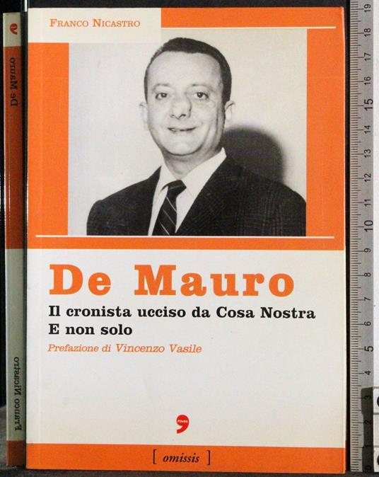 De Mauro - Franco Nicastro - copertina