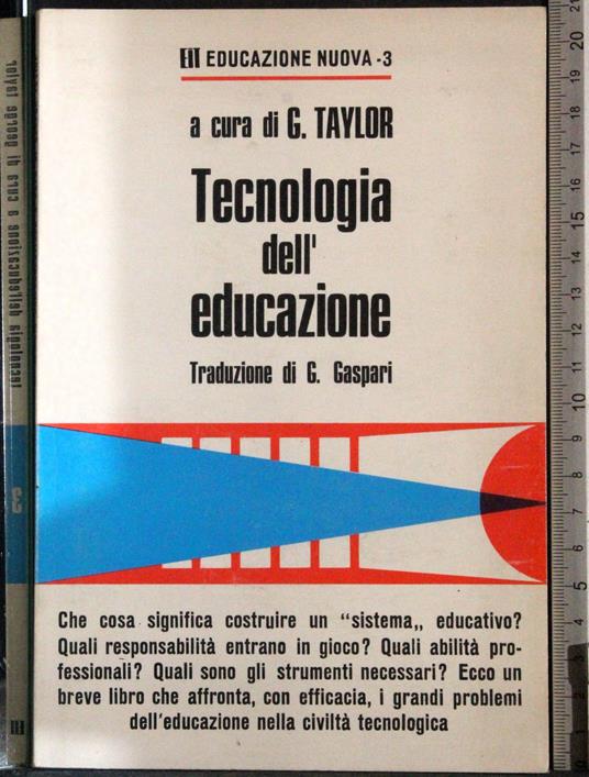 Educazione nuova 3. Tecnologia dell'educazione - Taylor - copertina