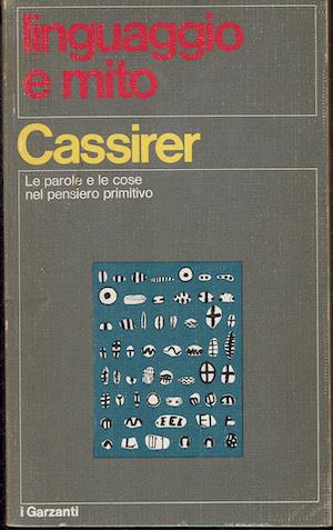 Linguaggio e mito - Ernst Cassirer - copertina