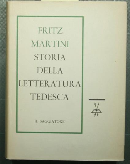 Storia della letteratura tedesca - Fritz Martini - copertina