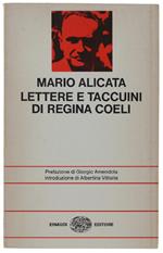 Lettere E Taccuini Di Regina Coeli