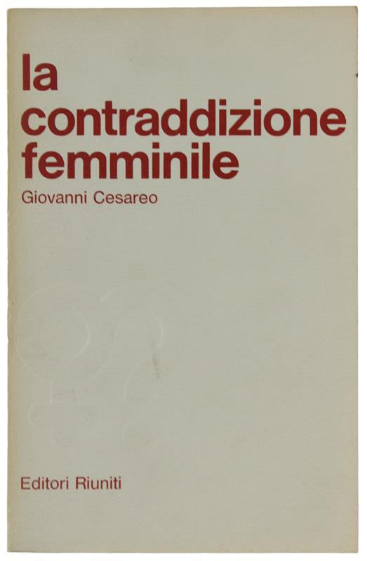 Contraddizione Femminile - Giovanni Cesareo - copertina