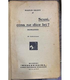 Scusi cosa ne dice lei?. Romanzo - copertina