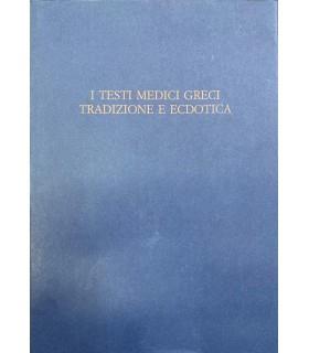 Testi medici greci tradizione e ecdotica - copertina