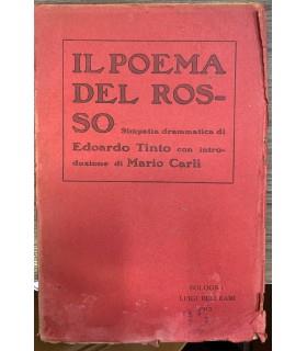 Il poema del rosso - Edoardo Tinto - copertina