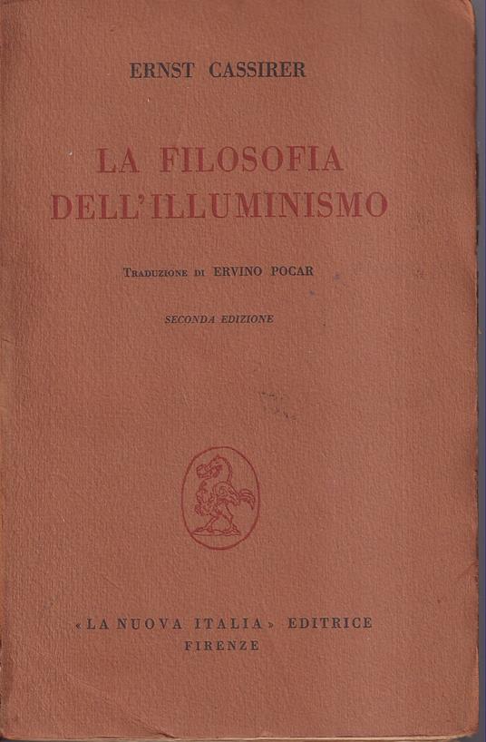 filosofia dell'illuminismo - Ernst Cassirer - copertina