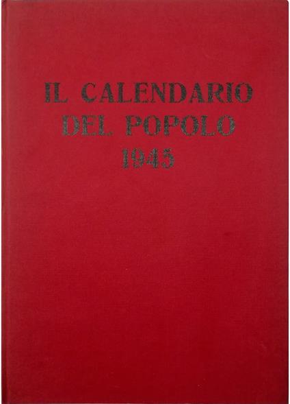 Il calendario del popolo 1945 - copertina