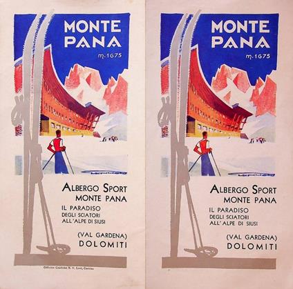 Albergo Sport Monte Pana m.1675, il paradiso degli sciatori all'Alpe di Siusi, Val Gardena, Dolomiti - copertina