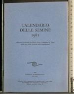 Calendario delle semine 1981