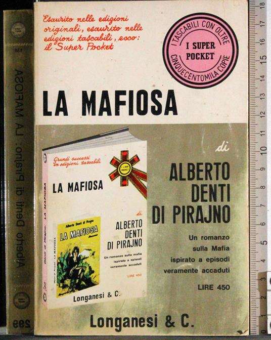 mafiosa - Alberto Denti Di Pirajno - copertina