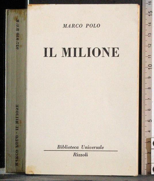 Il Milione - Marco Polo - copertina