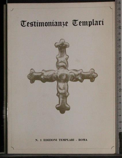 Testimonianze Templari N 1 - G. Valerio Catullo - copertina