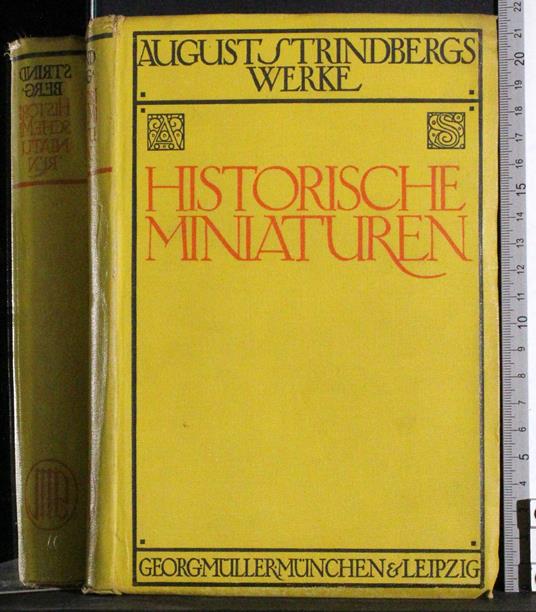 Historische Miniaturen - August Strindberg - copertina