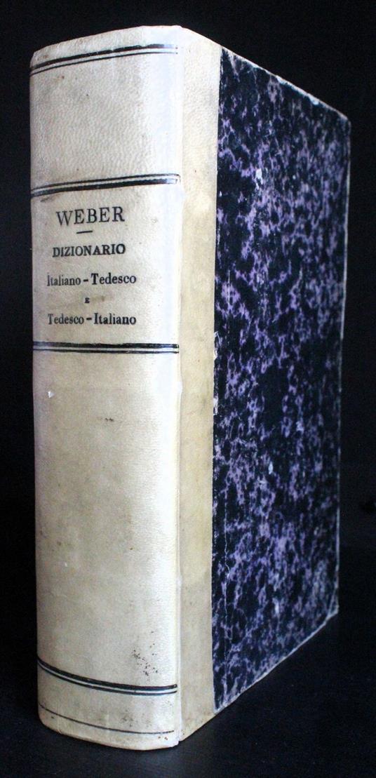 Nuovo Dizionario Italiano-Tedesco Tedesco-Italiano - Weber - copertina