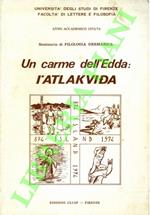 Un carme dell'Edda: l'Atlakvida