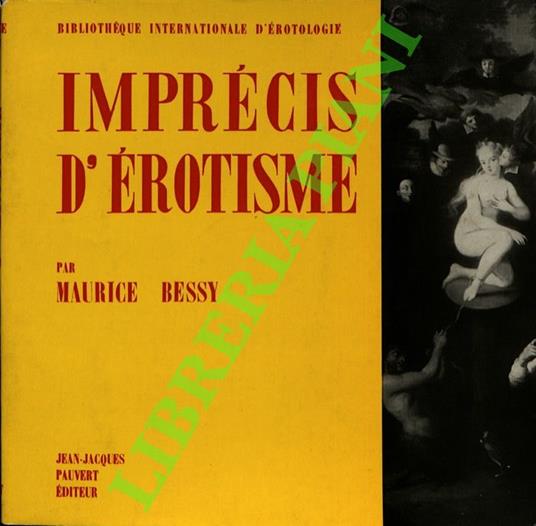 Imprécis d'érotisme. - copertina