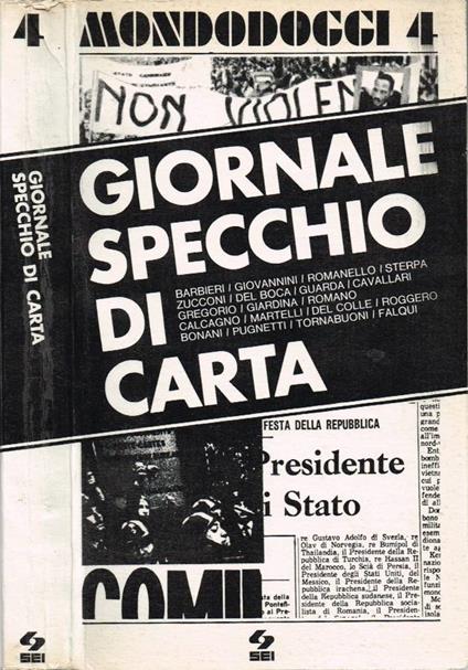 Giornale specchio di carta - copertina