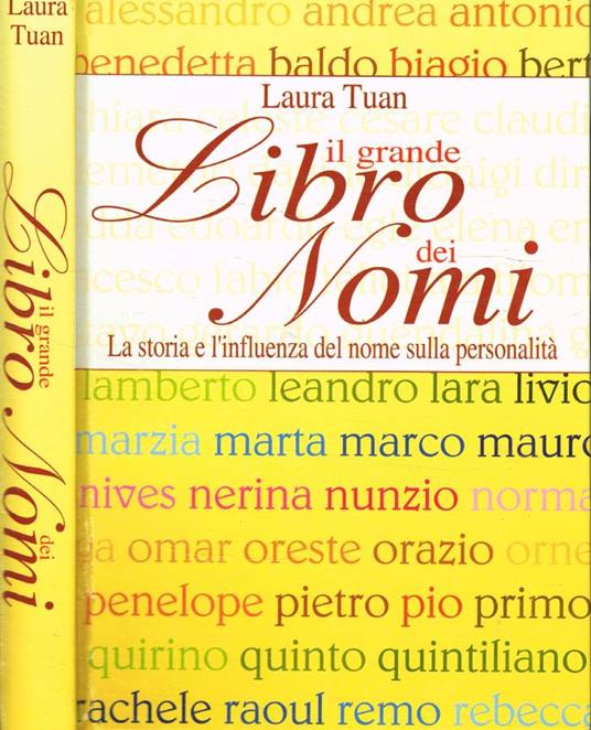 Il grande libro dei nomi - Laura Tuan - copertina