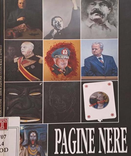 Pagine nere - Marco Lodoli - copertina