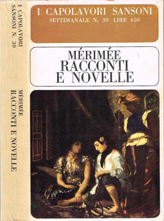 Racconti e novelle - Prosper Mérimée - copertina