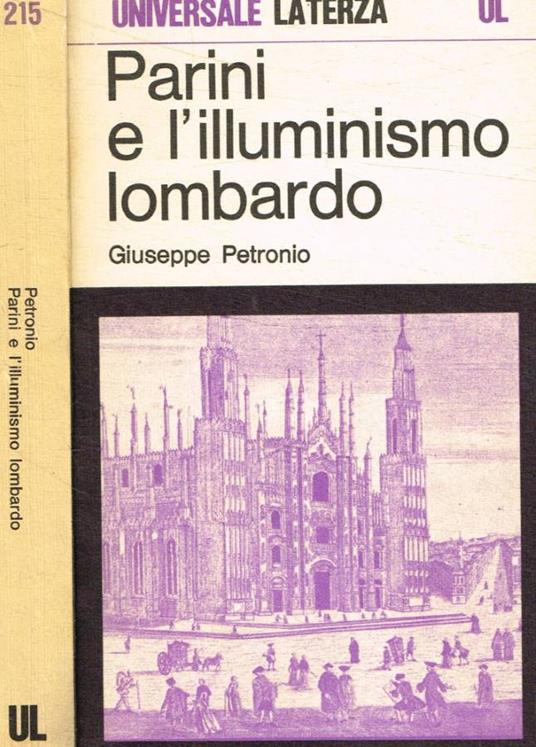 Parini e l'illuminismo lombardo - Giuseppe Petronio - copertina