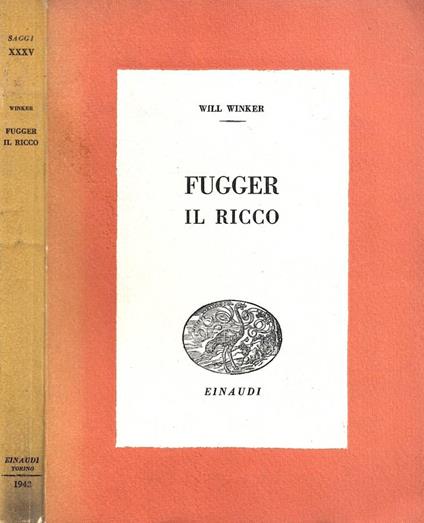 Fugger il ricco - Will Winker - copertina