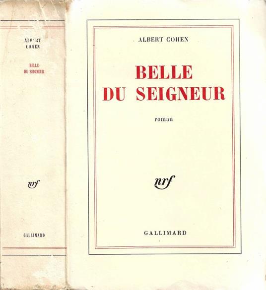 Belle du Seigneur - Albert Cohen - copertina