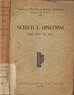 Scritti e discorsi dal 1929 al 1931