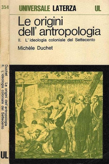 Le origini dell'antropologia - Michéle Duchet - copertina