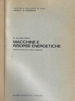 Macchine e risorse energetiche