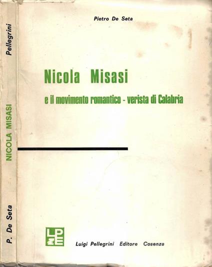 Nicola Misasi e il movimento romantico-verista di Calabria - copertina