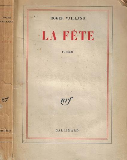 La fete - Roger Vailland - copertina