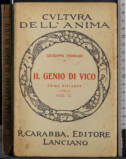 Il genio di Vico - Giuseppe Ferrari - copertina