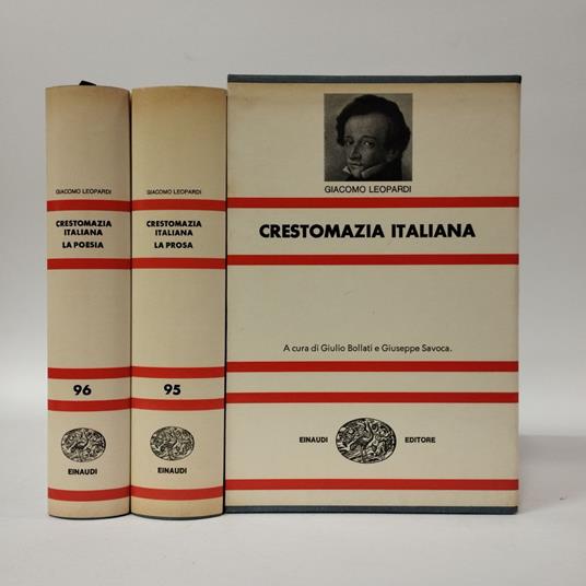 Crestomazia italiana. La poesia. La prosa - Giacomo Leopardi - copertina