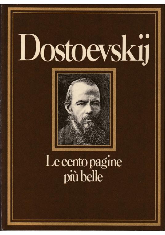 Dostoevskij Le cento pagine più belle - copertina