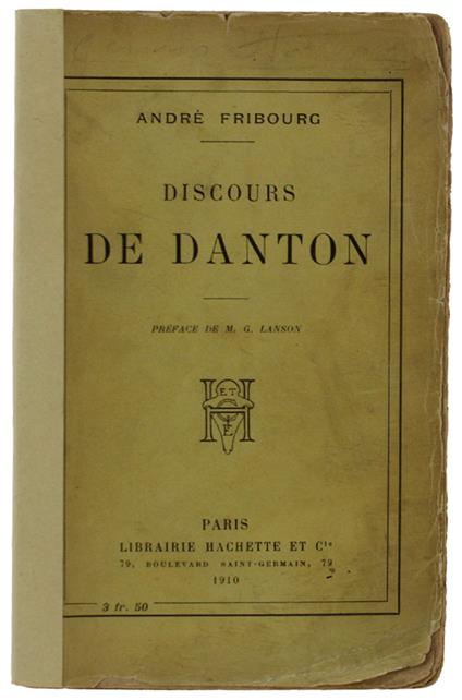 Discours De Danton - copertina