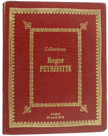 Collections Roger Peyrefitte. Monnaies Grecques En Or Et En Argent. Monnaies Consulaires Et Imperiales Romaines En Or Et En Bronze. Objets De Haute Curiositè Bijoux, Intailles, Camées, Rare Couronne En Or... Paris., 29 Avril 1974 - Jean Vinchon - copertina