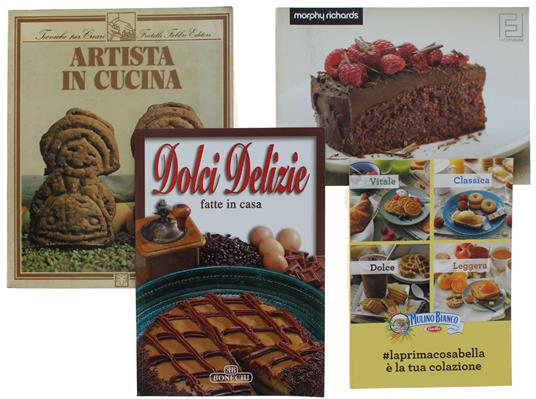 Dolci, Biscotti, Dolciumi: Offerta Di 4 Volumi - copertina