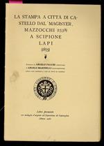 stampa a Città di Castello, dal “Magister” Mazzocchi (1538) a Scipione Lapi (1875)