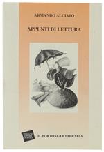 APPUNTI DI LETTURA (Proust, Sbarbaro, Calvino, Fenoglio, Pavese...) - Alciato Armando