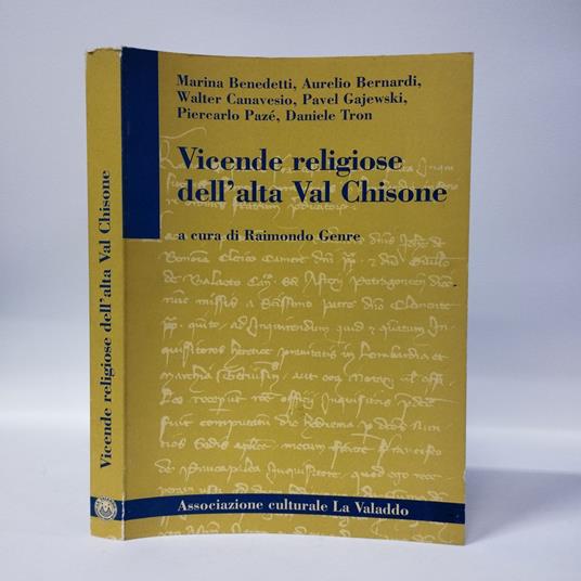 Vicende religiose dell'alta Val Chisone - copertina