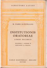 Institutionis oratoriae Liber decimus