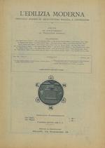 L' edilizia moderna. Anno XX, Fasc. II Febbraio 1911. Periodico mensile di architetture pratica e costruzione