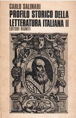 Profilo Storico Della Letteratura Italiana Ii - Dal Rinascimento All'Illuminismo