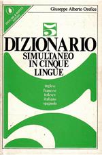 Dizionario Simultaneo in Cinque Lingue